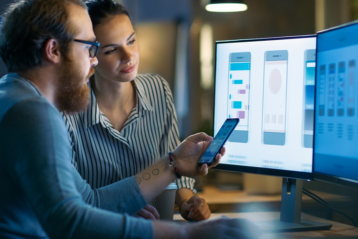 Mobile app development services from custom UI design and iOS/Android builds to ongoing maintenance