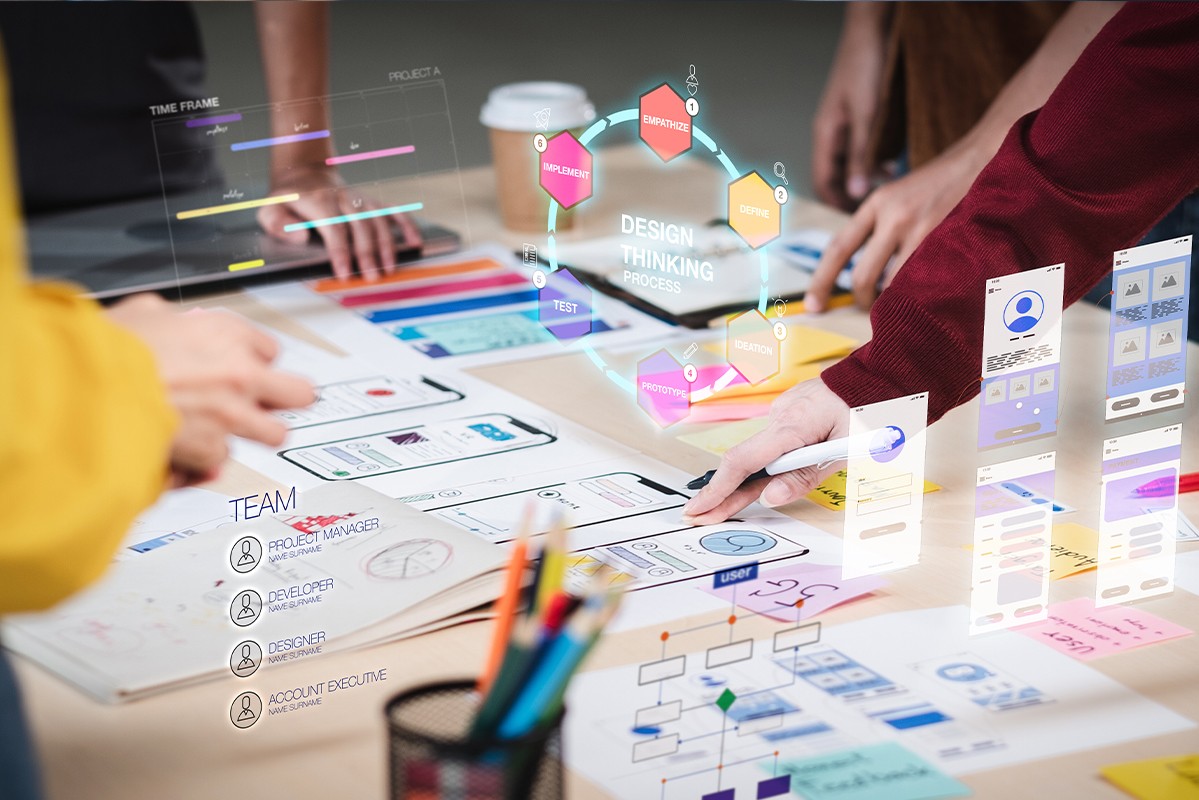 A mobile app design process built on real user behavior and clear business goals